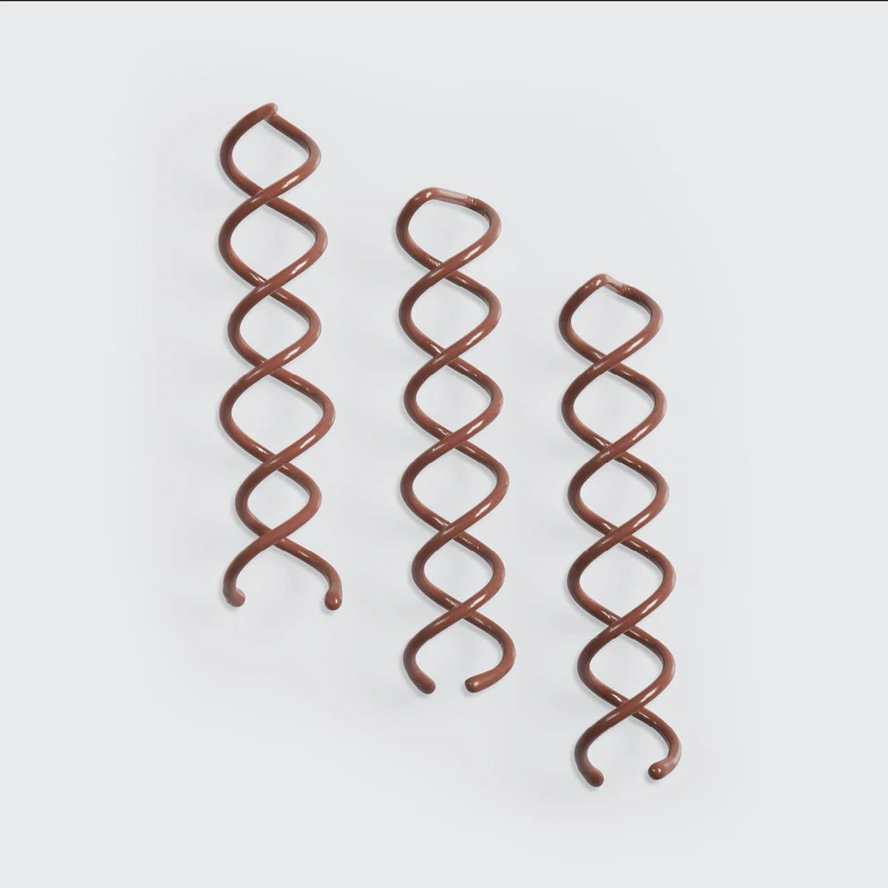 Brown Bun Twists 3pc Set - Image 2