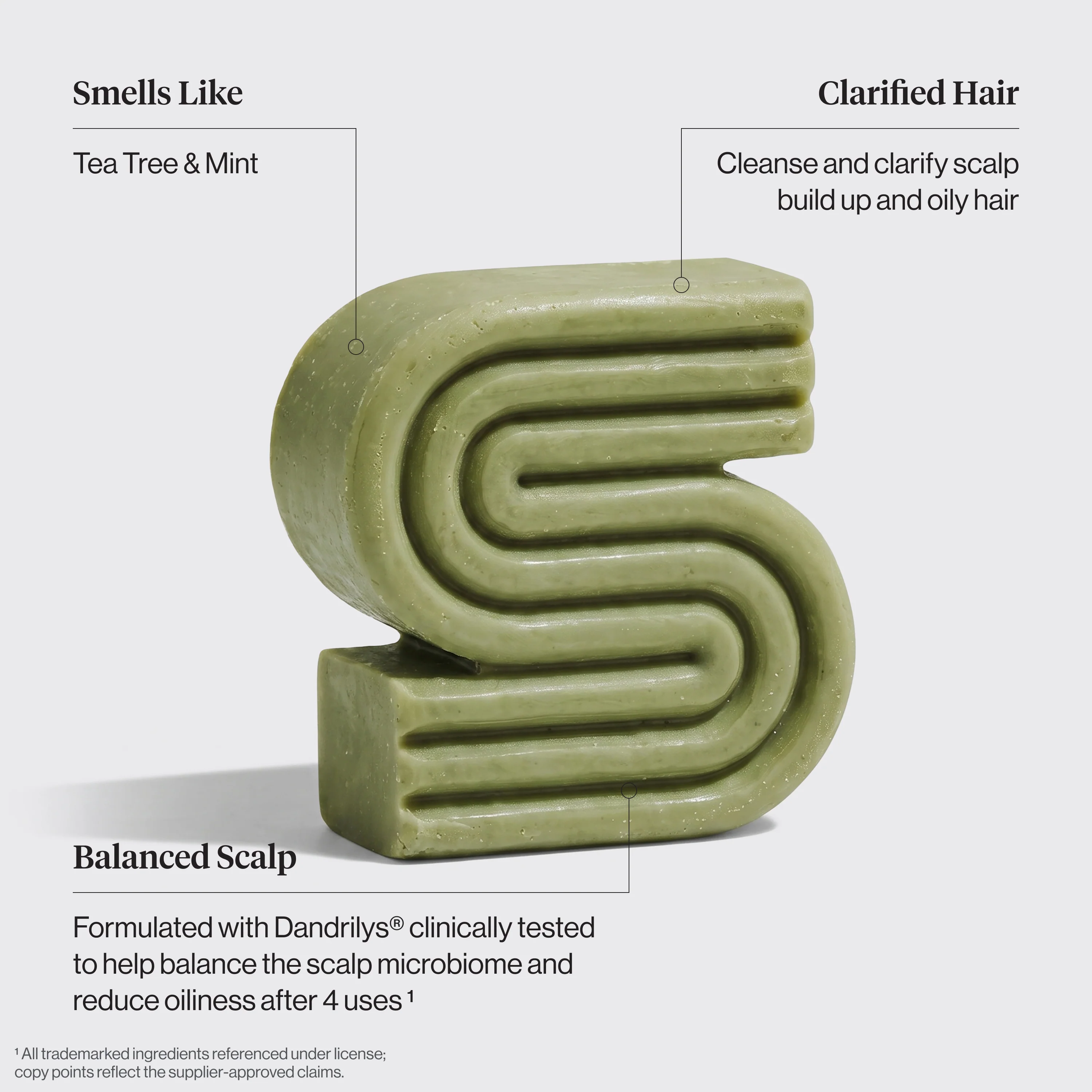 Tea Tree & Mint Clarifying Shampoo & Conditioner Bar Combo - Image 3