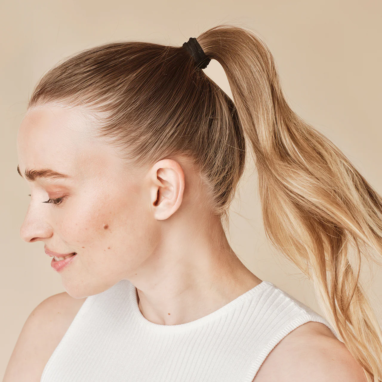Black Elastic Hair Ties 20pc Set - Image 2