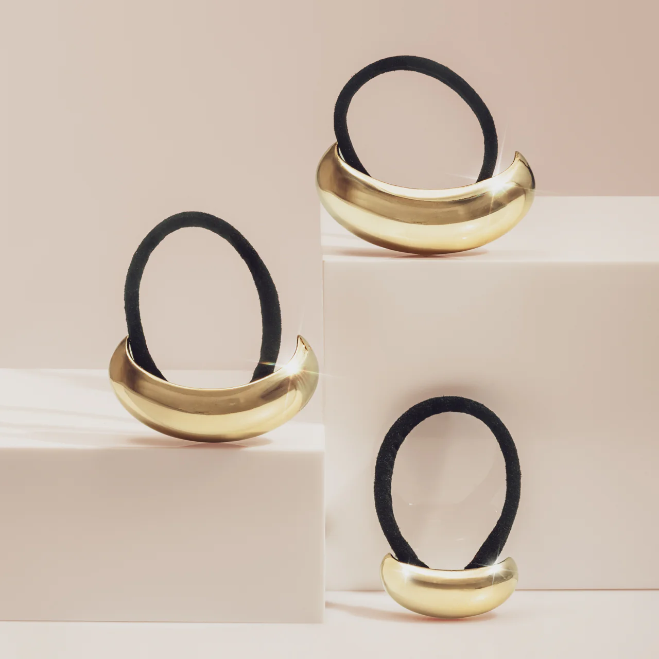 Gold Metal Cloud Cuff - Medium - Image 5