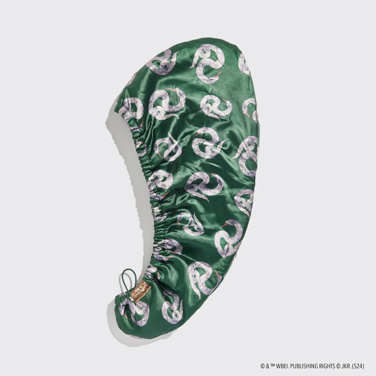 Kitsch x Harry Potter Satin Wrapped Hair Towel in Slytherin - Image 3