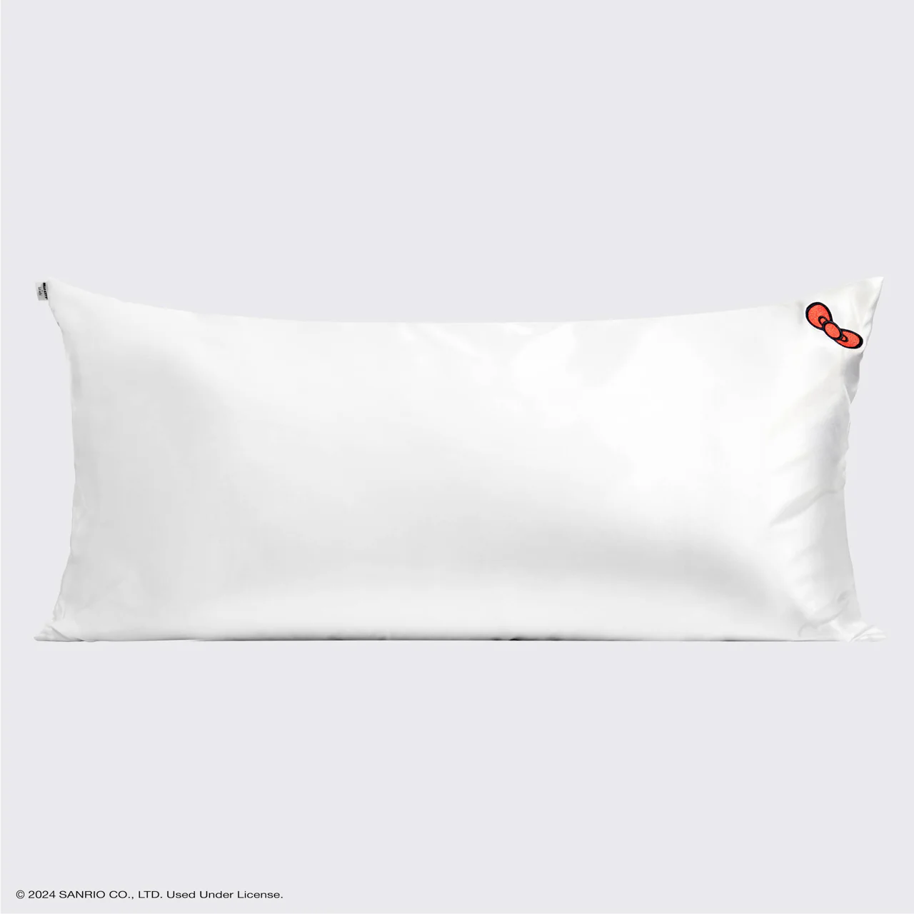 Kitsch x Hello Kitty Satin Pillowcase in Ivory Kitty Bow - King - Image 4