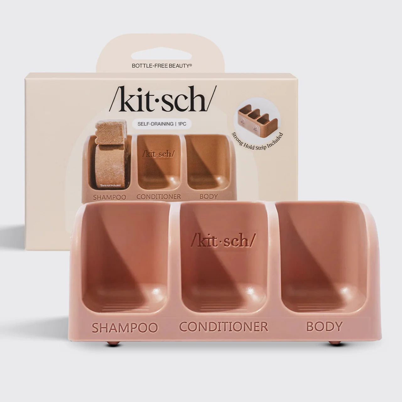 Volumizing Rosemary Terracotta Self Draining Soap Dish Bundle - Image 4