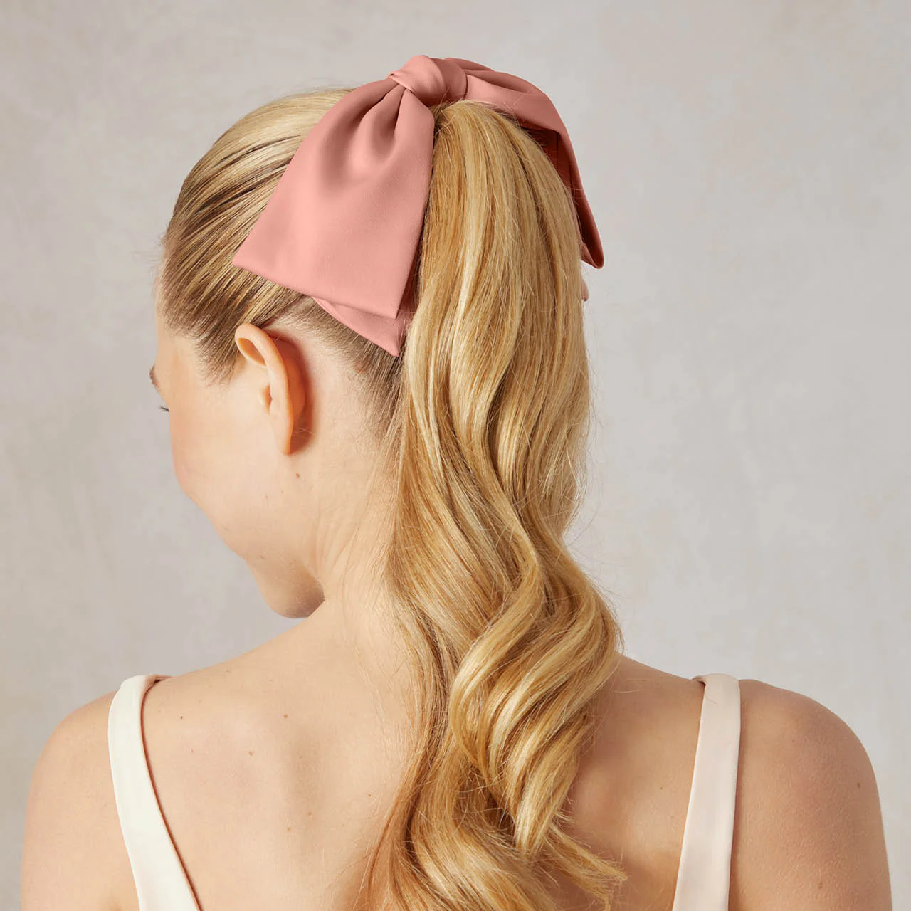 Rosewood Bow Hair Clip - Image 2