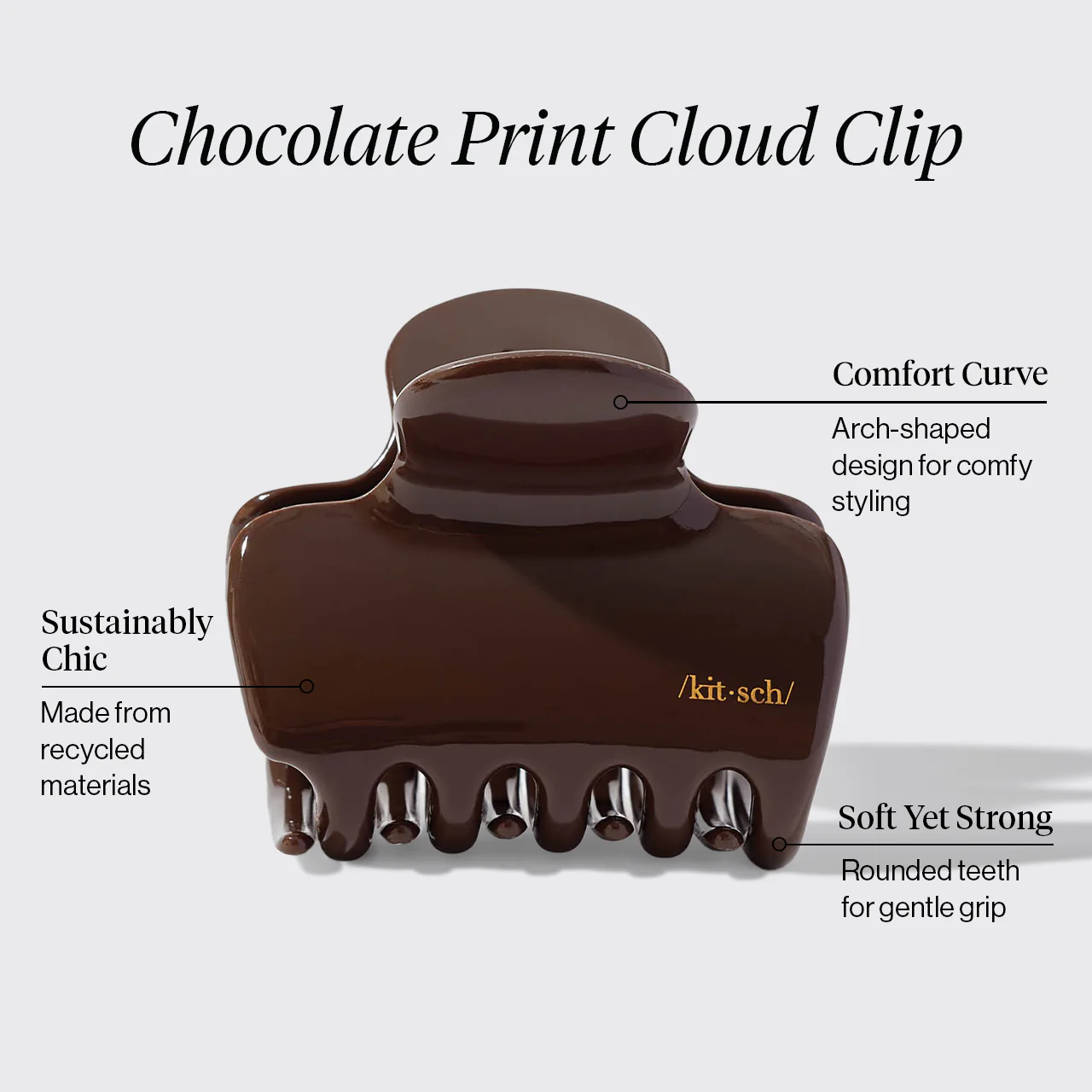 Chocolate Cloud Claw Clip - Image 3