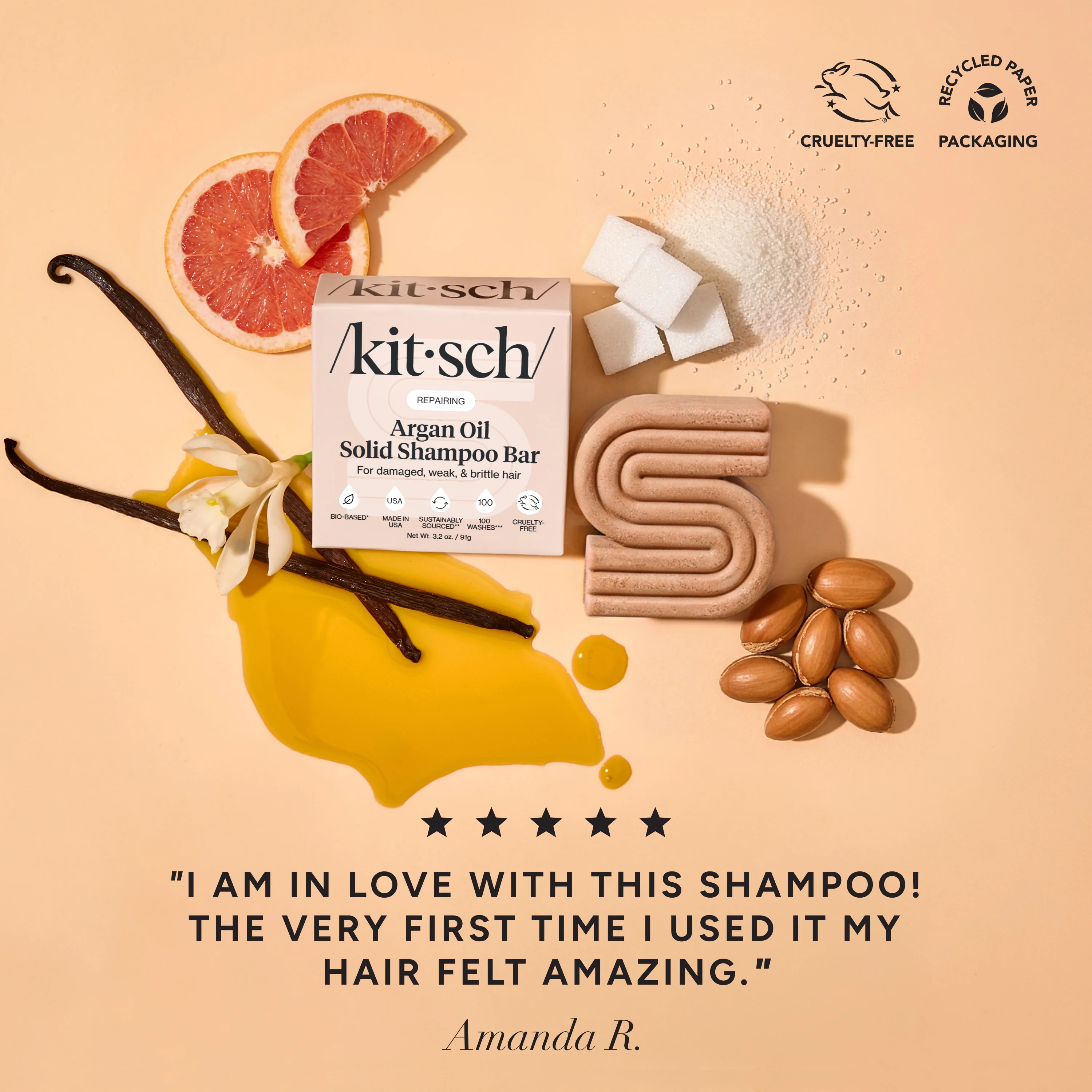Repairing Argan Oil Shampoo Bar - Image 2