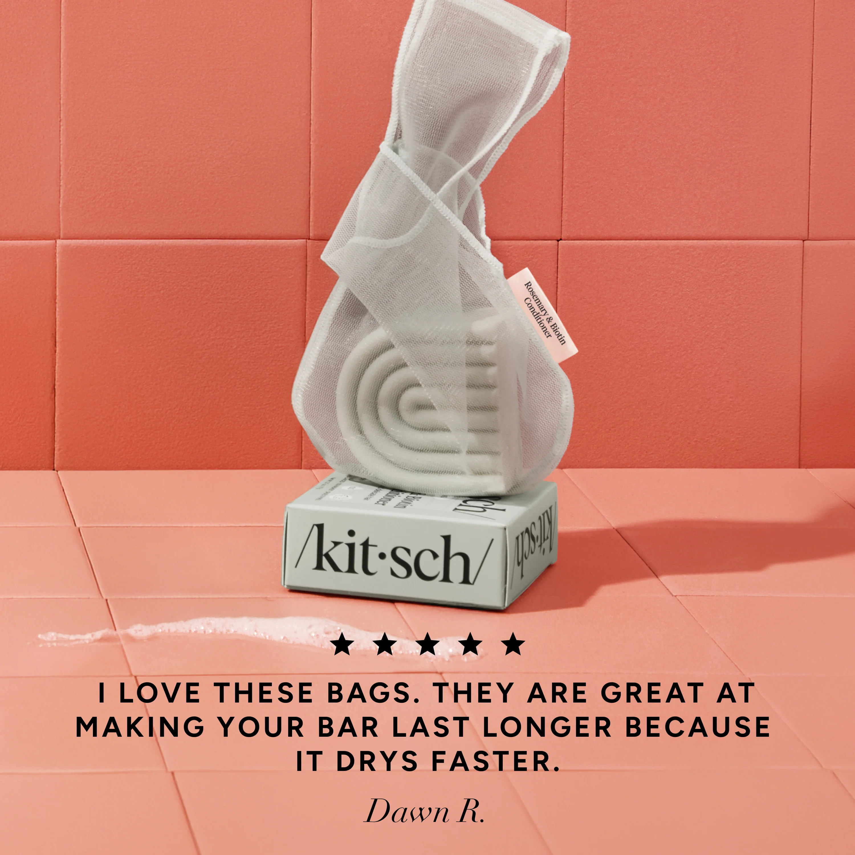 Kitsch Bar Saver Bag - ROSEMARY & BIOTIN Conditioner - Image 2