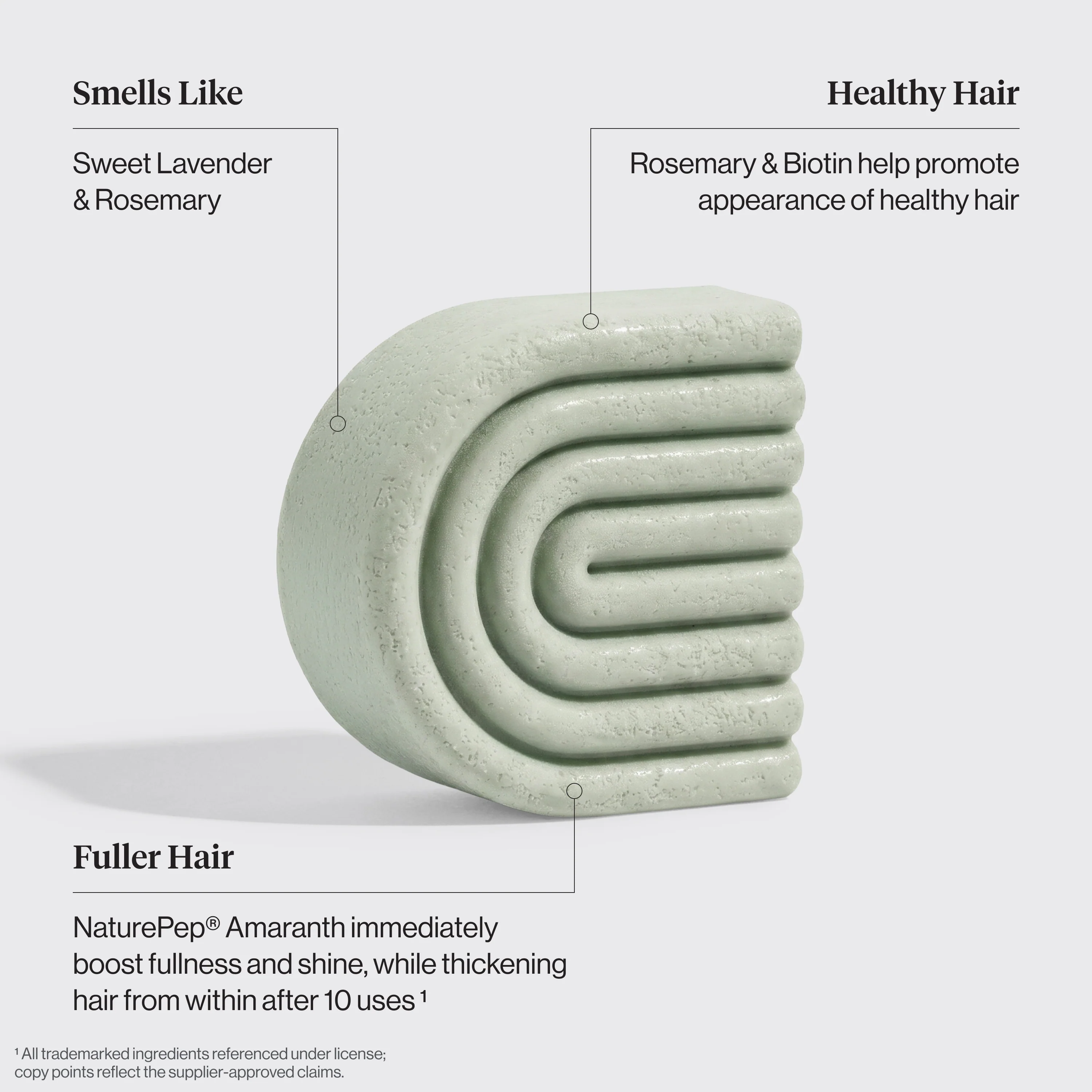 Rosemary & Biotin Volumizing Conditioner Bar - Image 3