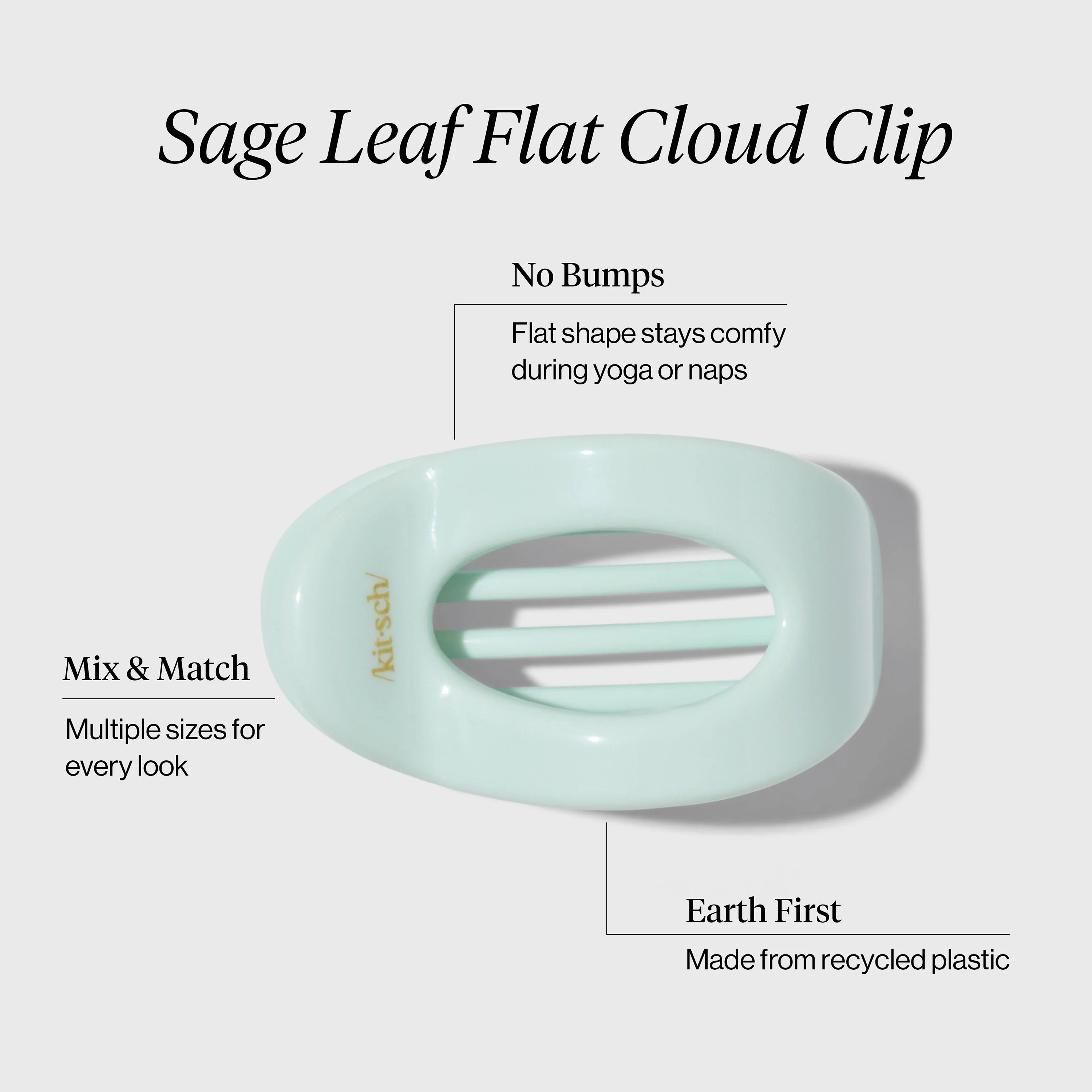Sage Leaf Flat Cloud Clip - Small - Image 4