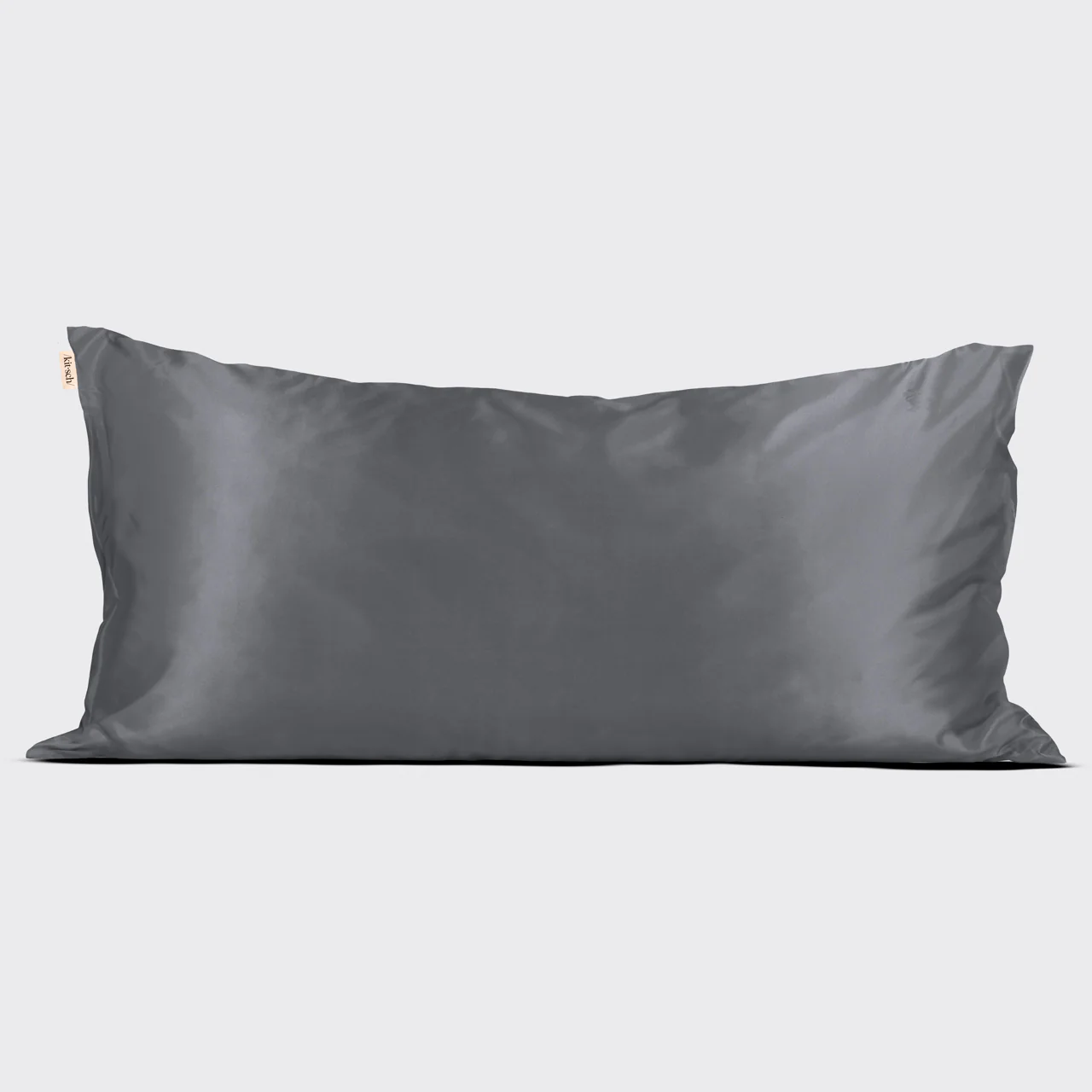 Satin Pillowcase in Charcoal - King - Image 2