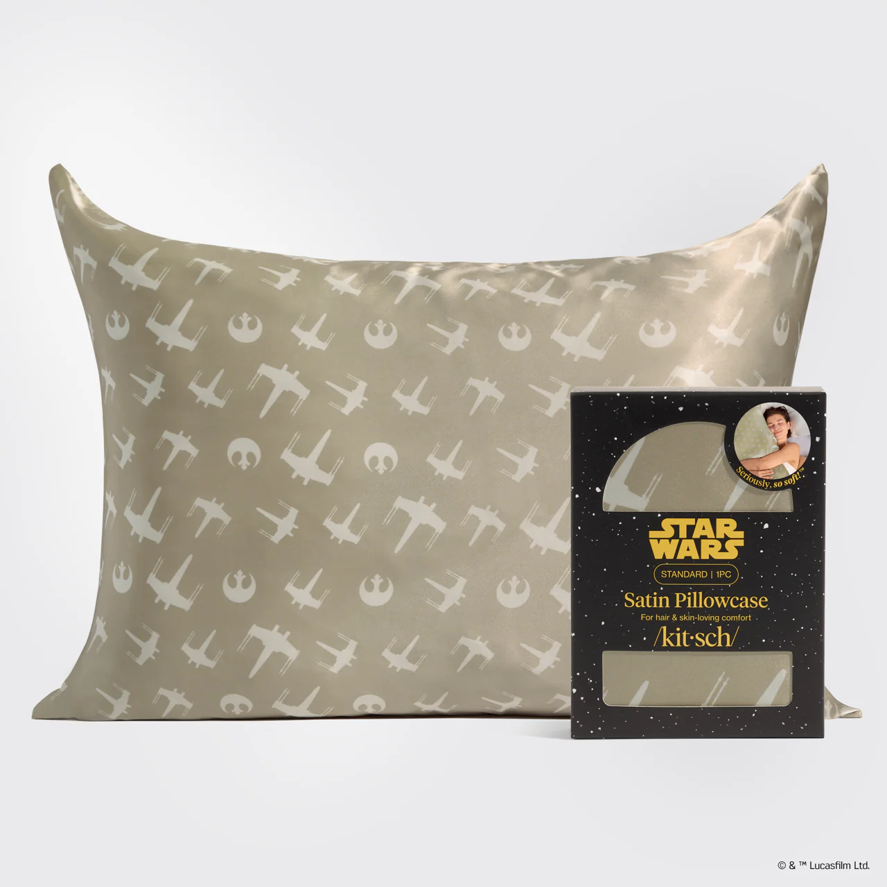 Star Wars™ & Kitsch Satin Pillowcase in Rebel Alliance 4 Pack