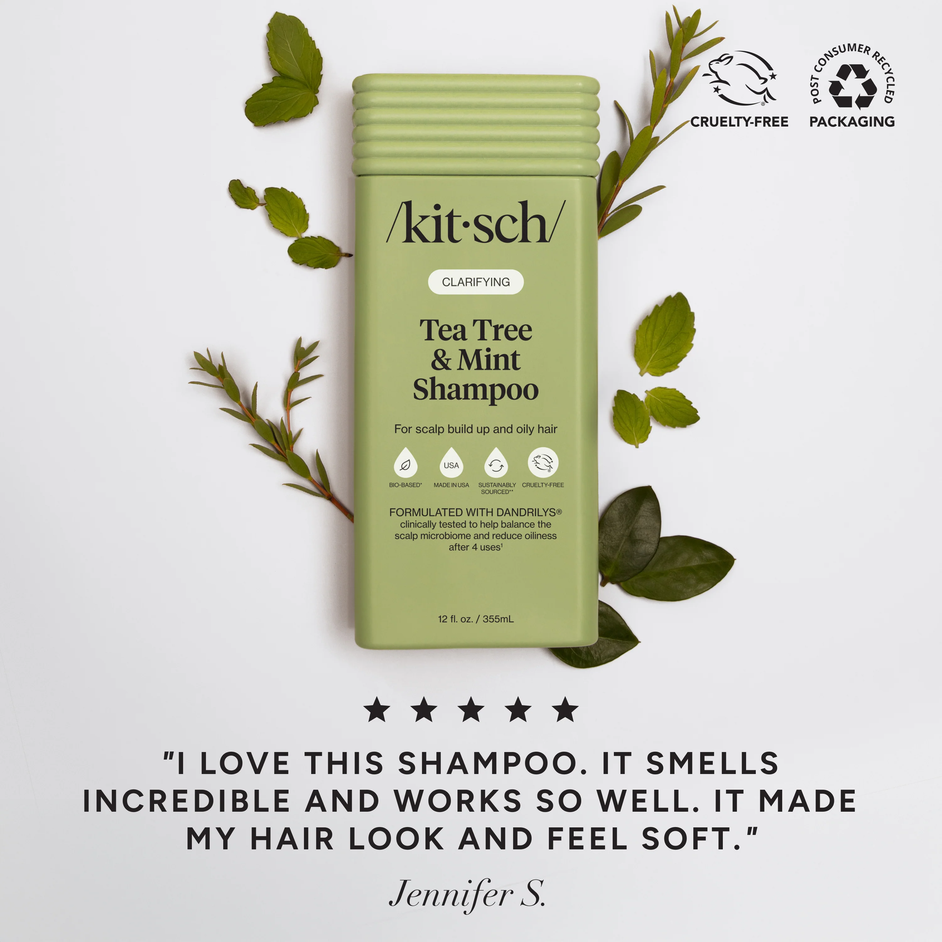 Tea Tree & Mint Clarifying Shampoo - Image 3